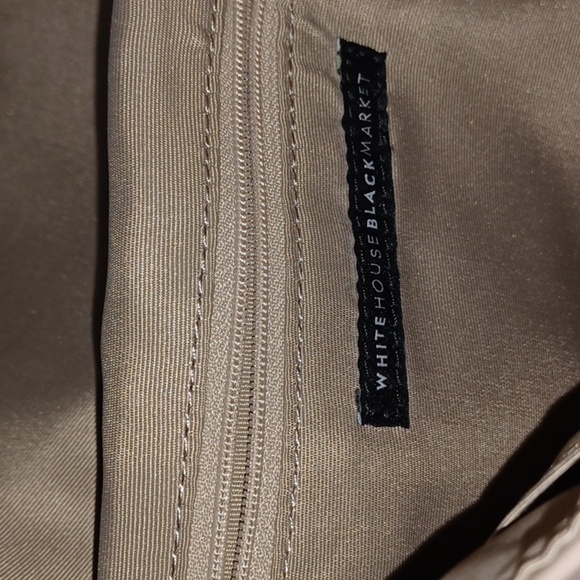 White House Black Market- Taupe Leather Wristlet - Picture 7 of 7